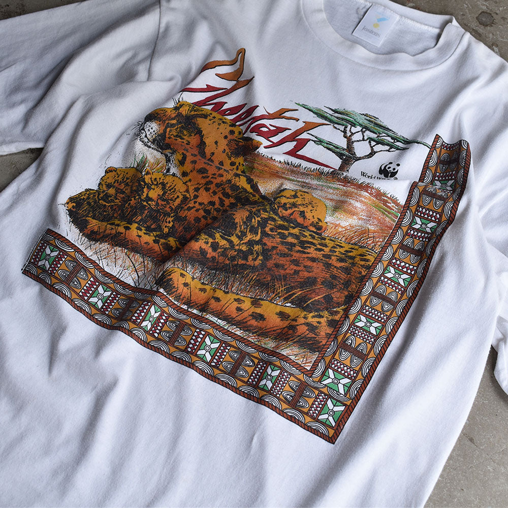 90's　Cheetah/チーター アニマルプリント Tee　220611