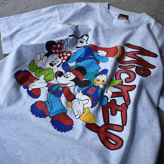 90’s　Disney/ディズニー “MICKEY” Tee　USA製　220829