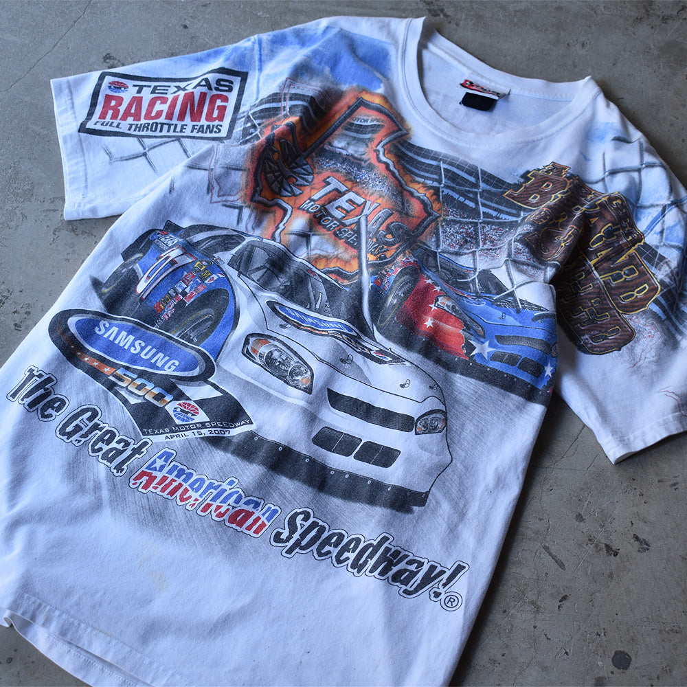 Y2K　CHASE AUTHENTICS “Texas Motor Speedway” レーシング AOP Tシャツ　220505