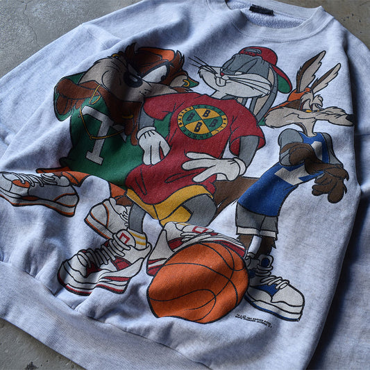 90’s Looney Tunes 両面プリント “Basketball” スウェット 221213