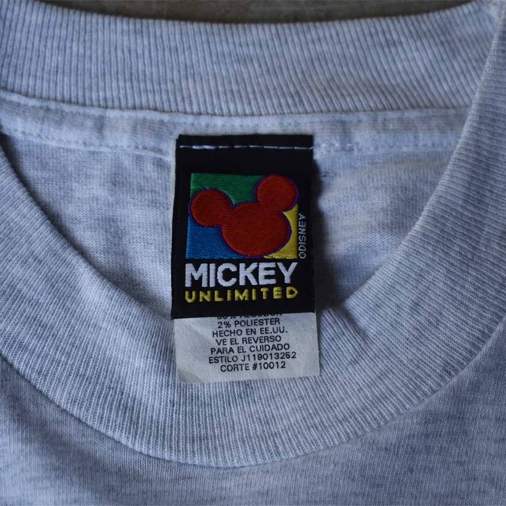 90’s　Disney/ディズニー “MICKEY” Tee　USA製　220829