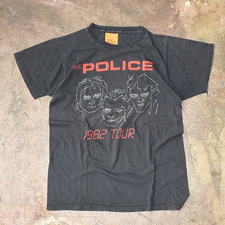 80's　THE POLICE/ザ・ポリス　"Ghost in the Machine"ツアーTシャツ　ライセンス入り　