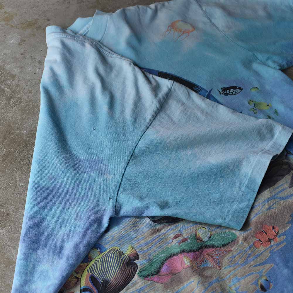 90's　LIQUID BLUE/リキッド・ブルー “Sea animals” アニマルプリントTee　USA製　220817