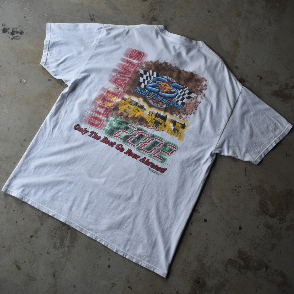 Y2K　"WORLD OF OUTLAWS" レーシングTee　220813