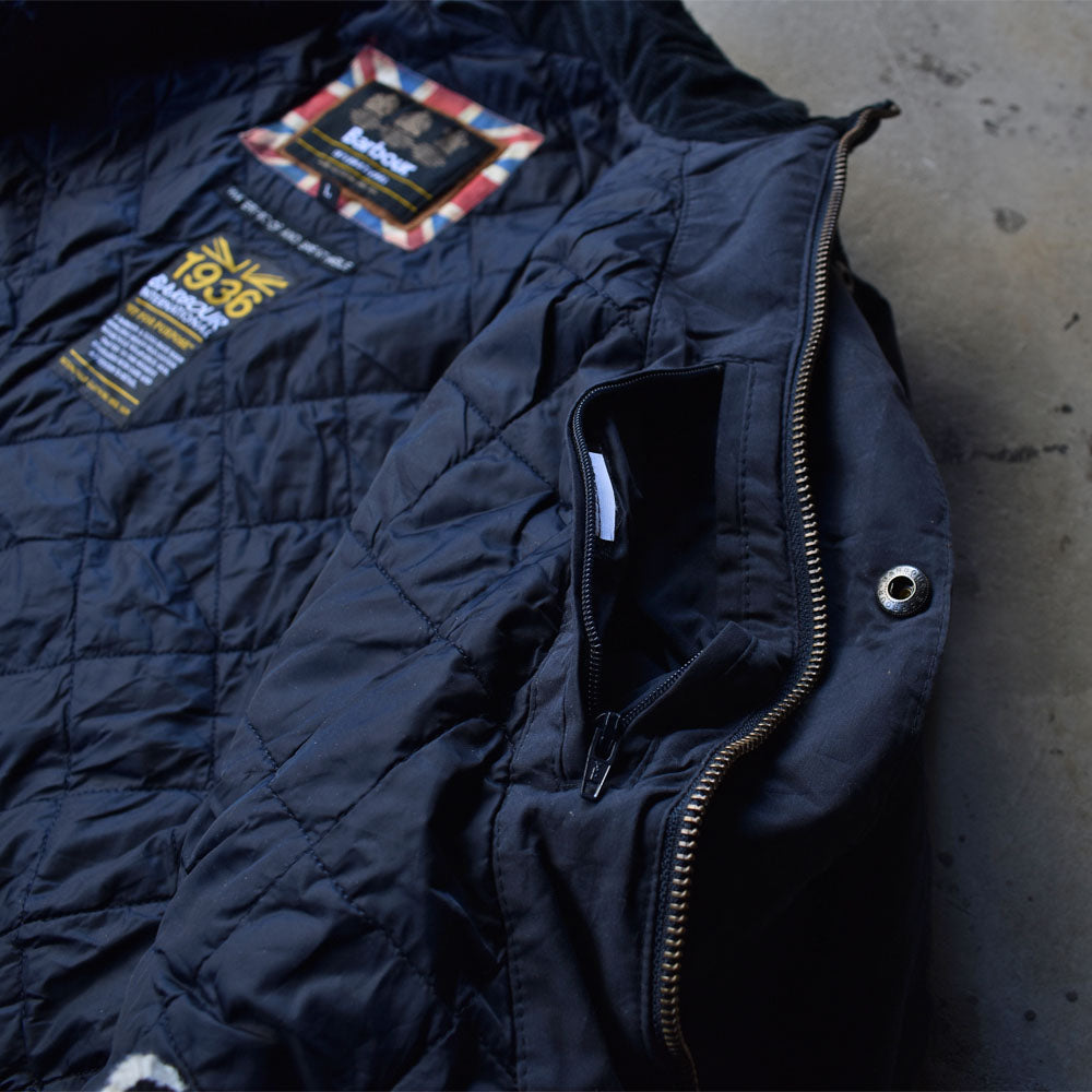 Y2K Barbour/バブアー キルティング オイルドコットンジャケット ...