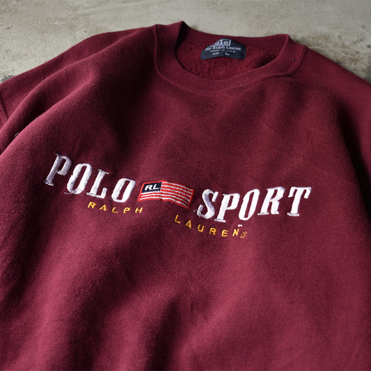 90’s ブートレグ Polo Ralph Lauren ロゴ刺繍 スウェット USA製 220923