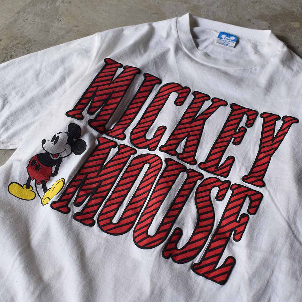 80’s　 Disney/ディズニー ”MICKEY MOUSE” Tee　USA製　220903