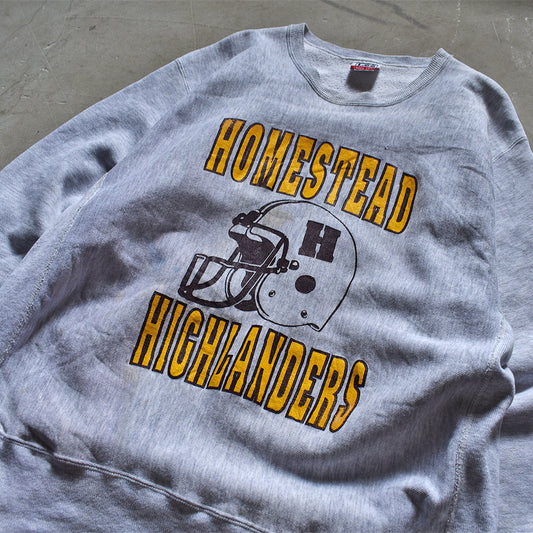 90’s Lee “HOMESTEAD HIGHLANDERS” リバースタイプ スウェット USA製 221127