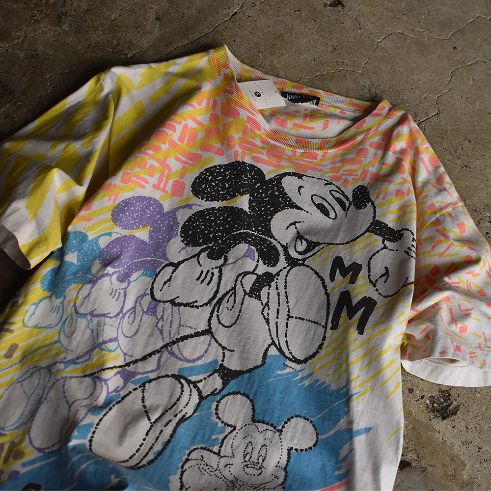 90's　AOP！　 Jerry Leigh　Disney/ディズニー　Mickey/ミッキーTee　230412H