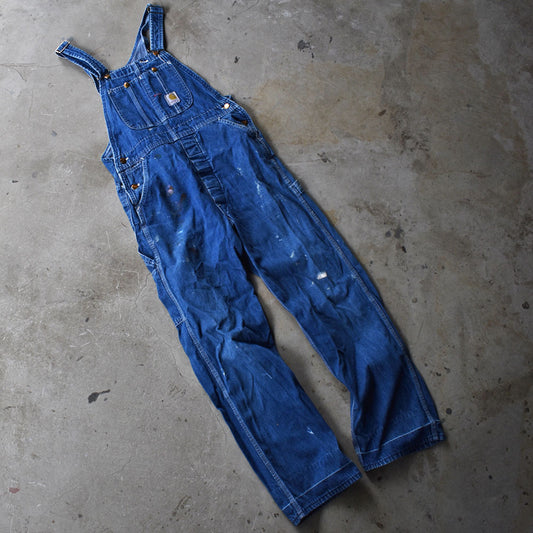 70’s Carhartt 雰囲気◎ ペンキ! デニムオーバーオール 230117