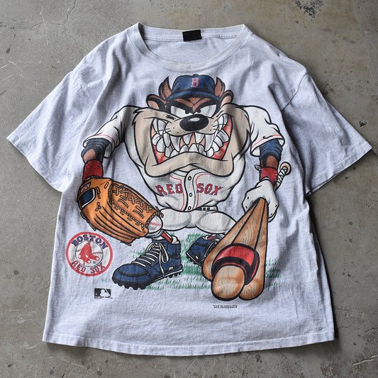 90's Looney Tunes/ルーニー・テューンズ “MLB RED SOX” Tee USA製 220708