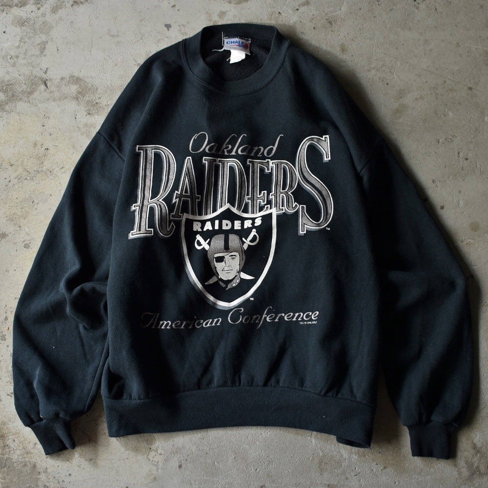 90's　NFL Raiders/レイダース スウェット　USA製　221005
