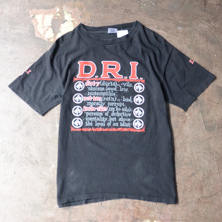 90's　D.R.I.　"Definition" ツアーTシャツ　USA製　