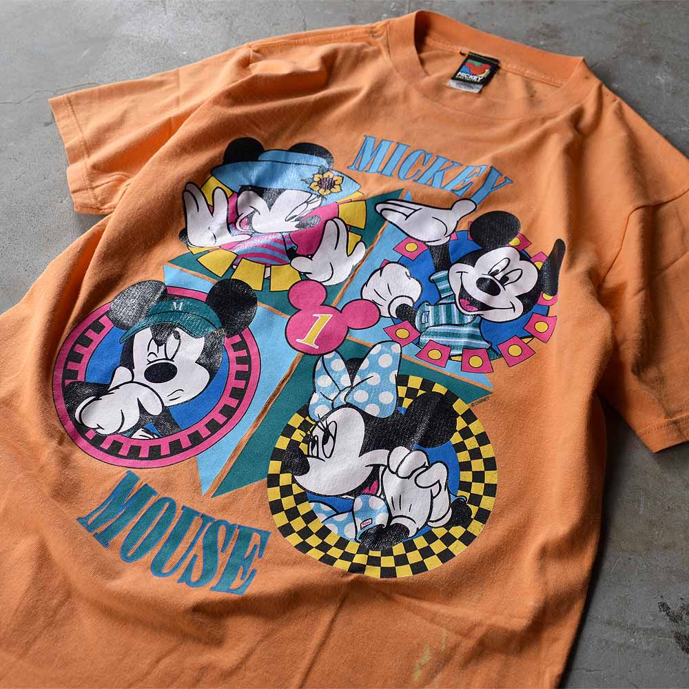 90’s　Disney/ディズニー “MICKEY MOUSE” Tee　220823