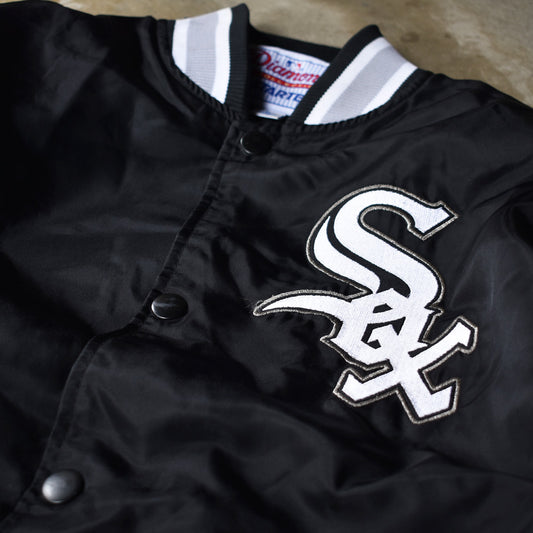 90's　STARTER/スターター "MLB Chicago White Sox" ナイロン アワードジャケット　230324