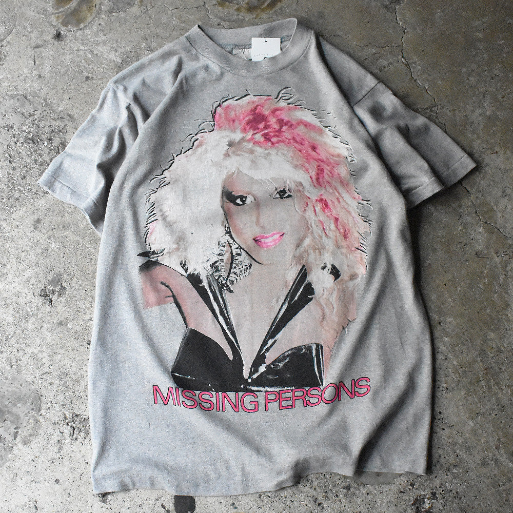 80's Missing Persons "Rhyme & Reason" ツアー Tシャツ 220823H