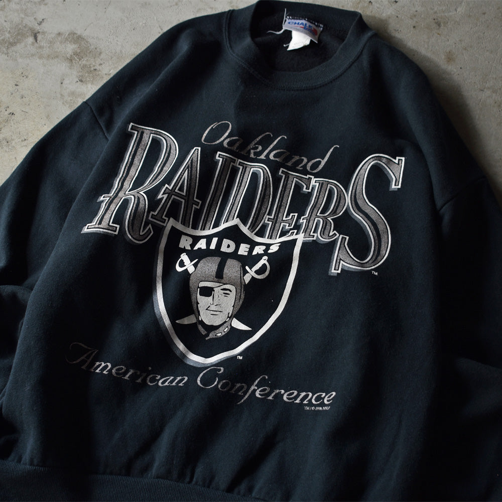 90's　NFL Raiders/レイダース スウェット　USA製　221005