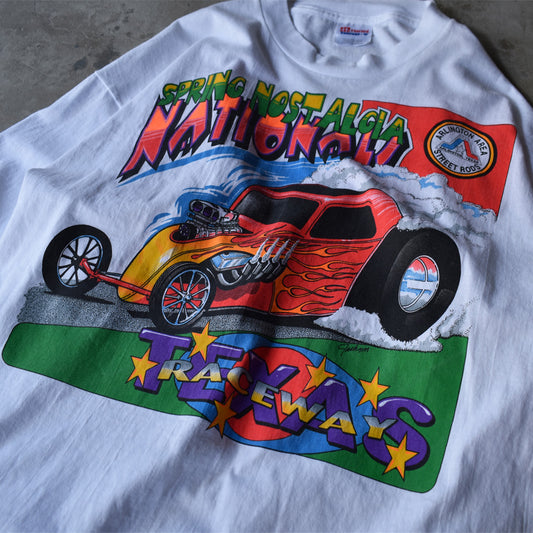 Y2K ”TEXAS RACEWAY” レーシング Tee USA製 220725