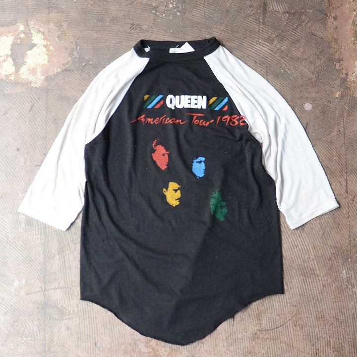 激レア 80s ロックTシャツQUEEN ラグラン バンt ボロ グランジ-