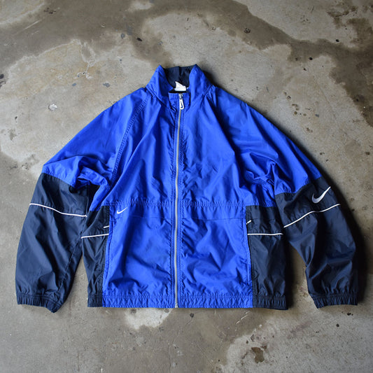 90's NIKE/ナイキ swoosh 刺繍ロゴ ナイロンジャケット 230322H