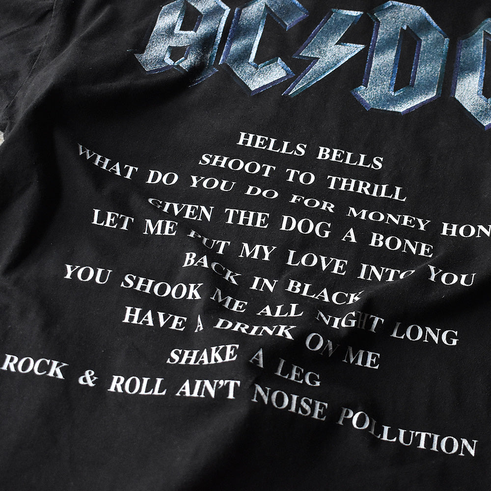Y2K　AC/DC　"Back in Black" Tee　220928H
