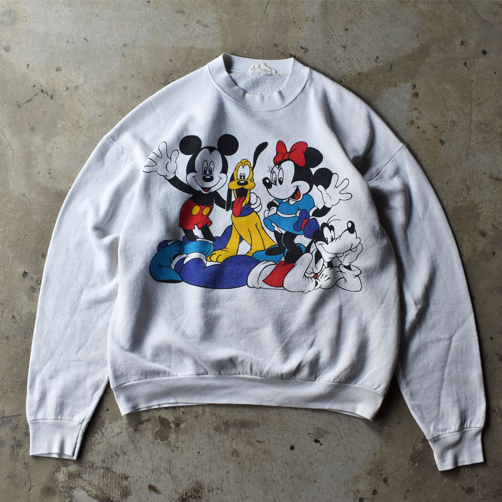 90's　Disney/ディズニー “Mickey＆Friends” スウェット　230416
