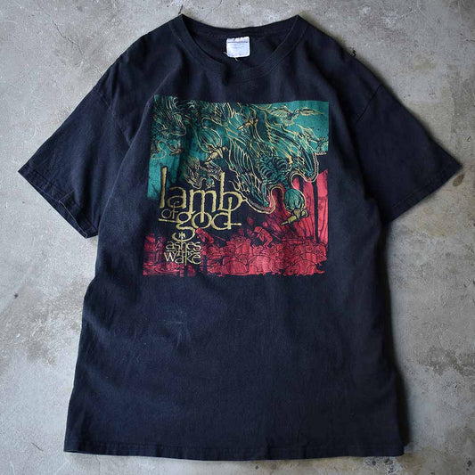 Y2K Lamb of God ”Ashes of the Wake” メタル ロック Tシャツ 220829H