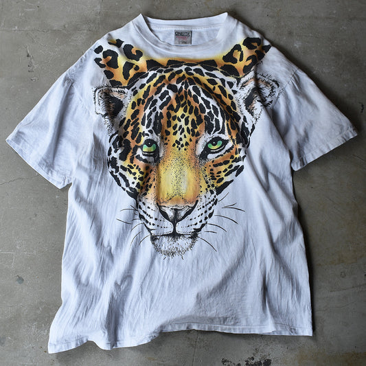 90's ONEITA ”leopard” アニマルプリント Tシャツ 220921