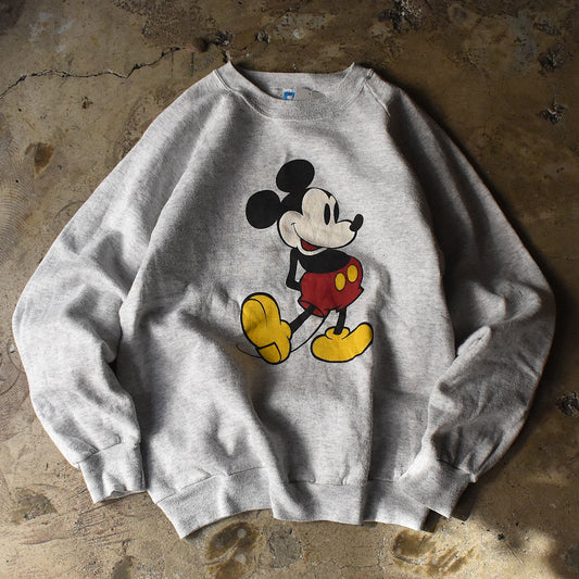 80’s Disney “Mickey” キャラクター スウェット USA製 230306H