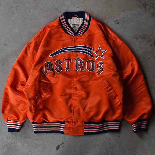 90’s Mitchell & Ness “MLB Houston Astros” スタジャン アワードジャケット 230118