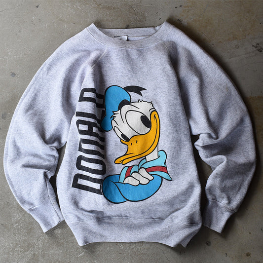 80-90's Disney “DONALD” スウェット 220914H