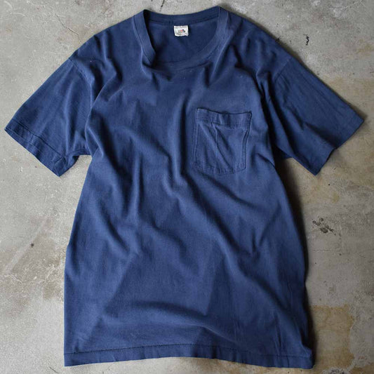 80's Fruit of the Loom 無地 ポケット Tシャツ USA製 220824H