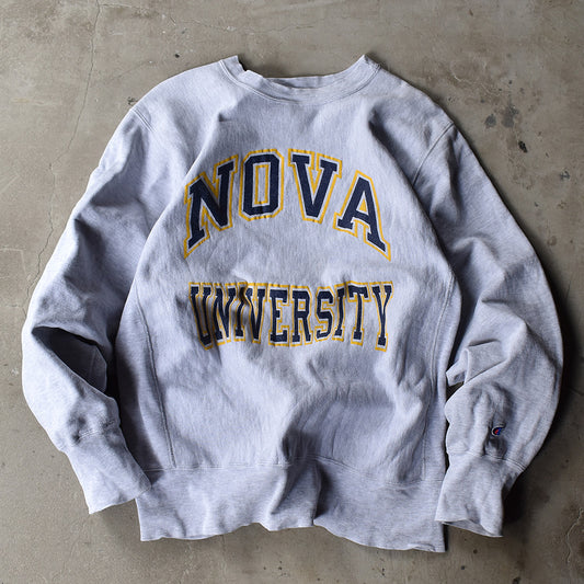 90’s Champion “NOVA UNIVERSITY” RWスウェット USA製 230301H