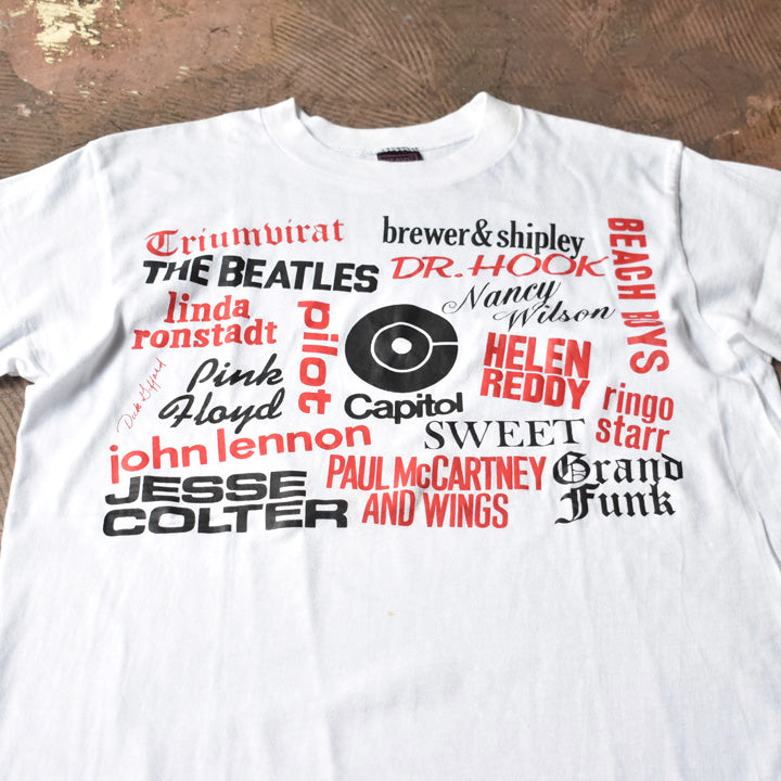 70's Capital Records アーティスト　Ｔシャツ