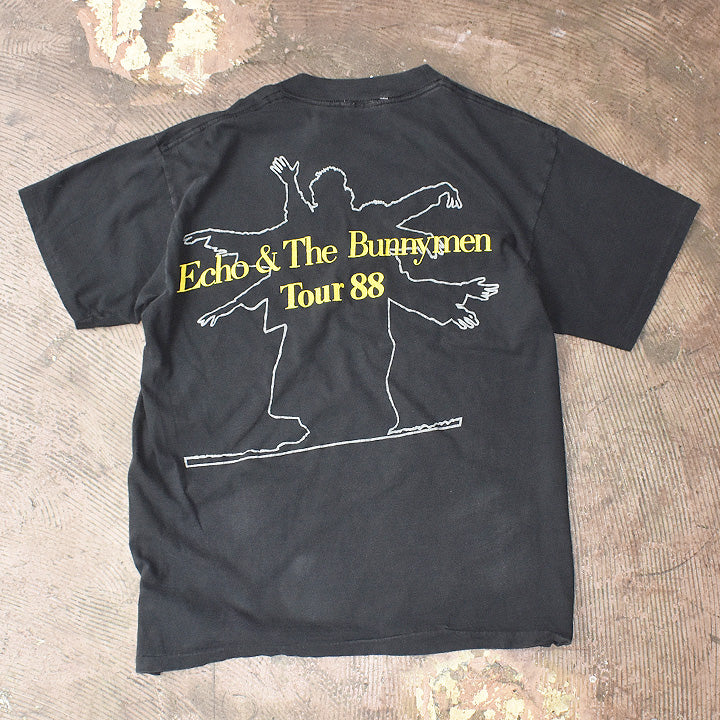 80's　Echo&The Bunnymen/エコー&ザ・バニーメン　"1988ツアー" Tシャツ　