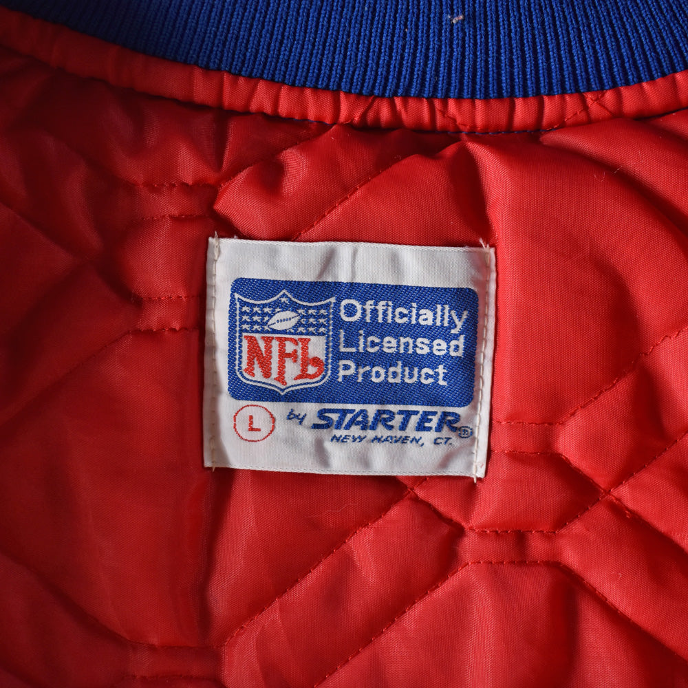 90's　STARTER “NFL New York Giants” ナイロン アワードジャケット　USA製　230403