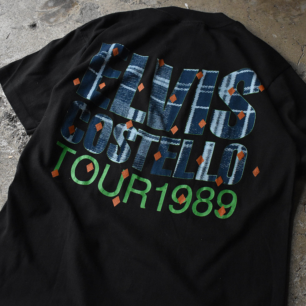 80's　Elvis Costello/エルヴィス・コステロ　"Spike" Tour Tee　221201HYY