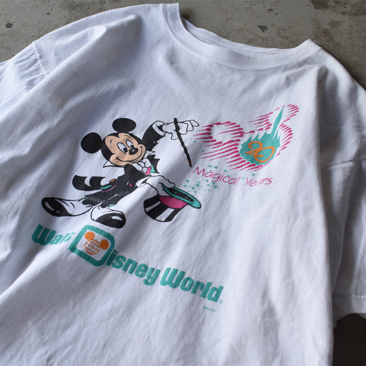 90’s　 Disney/ディズニー ”Walt Disney World 20 Magical Years” Tee　USA製　220526