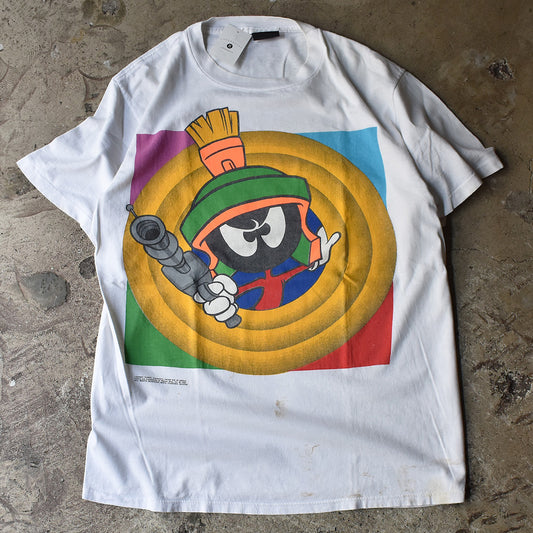 90's Looney Tunes "Marvin the Martian" 海外アニメ キャラ Tシャツ USA製 220613H