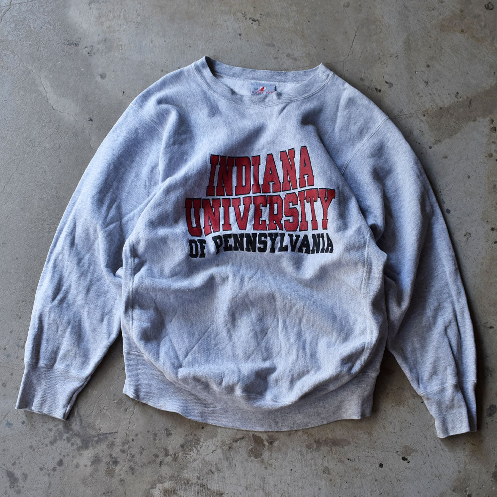 90's　 H.WOLF＆SONS “INDIANA UNIVERSITY” リバースタイプ スウェット　USA製　230418