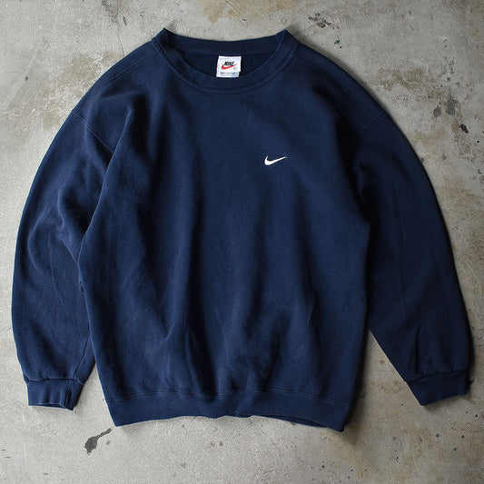 90's NIKE/ナイキ small swoosh logo スウェット 220426