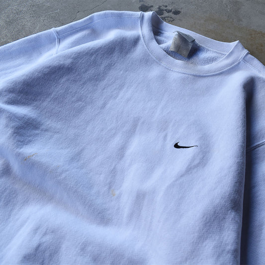 Y2K NIKE 刺繍 small swoosh logo WHT スウェット 221213