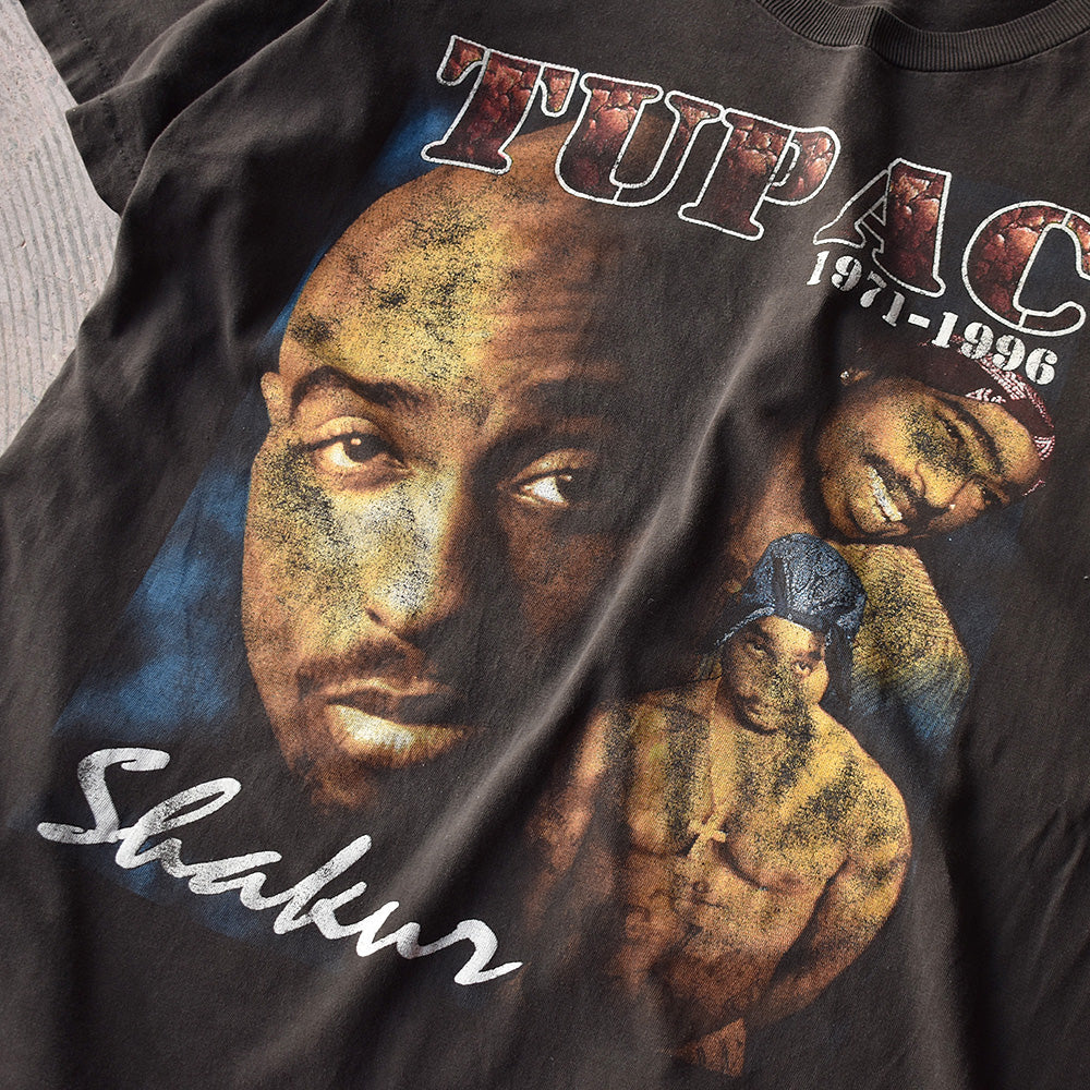 2PAC ラップ Tシャツ TUPAC - Tシャツ/カットソー(半袖/袖なし)