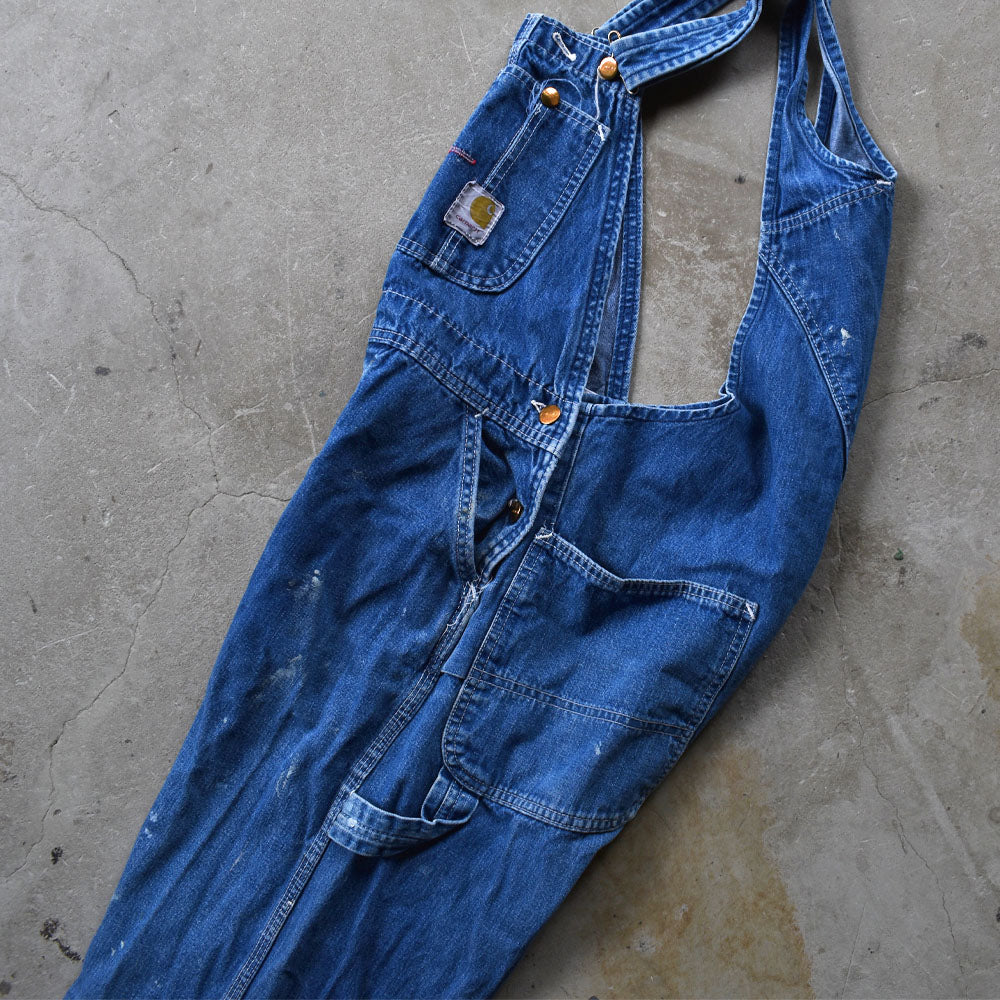70's Carhartt/カーハート 雰囲気◎ ペンキ! デニムオーバーオール 230117