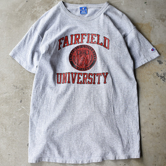 90's Champion/チャンピオン "FAIRFIELD UNIVERSITY" Tee USA製 220510
