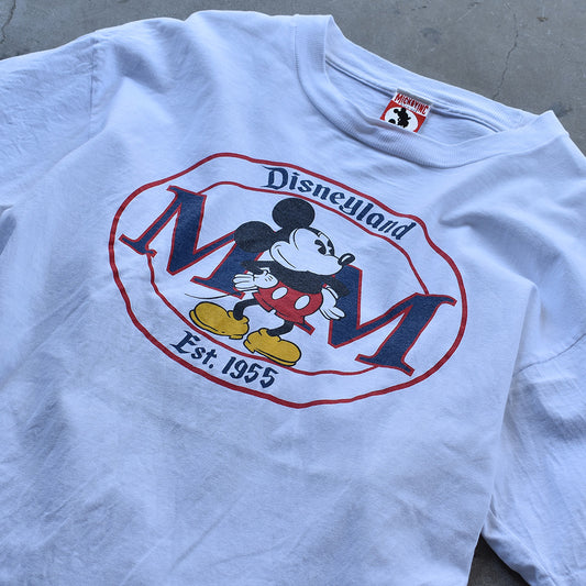 90’s　Mickey/ミッキー ”Disneyland MM” Tee　USA製　220529