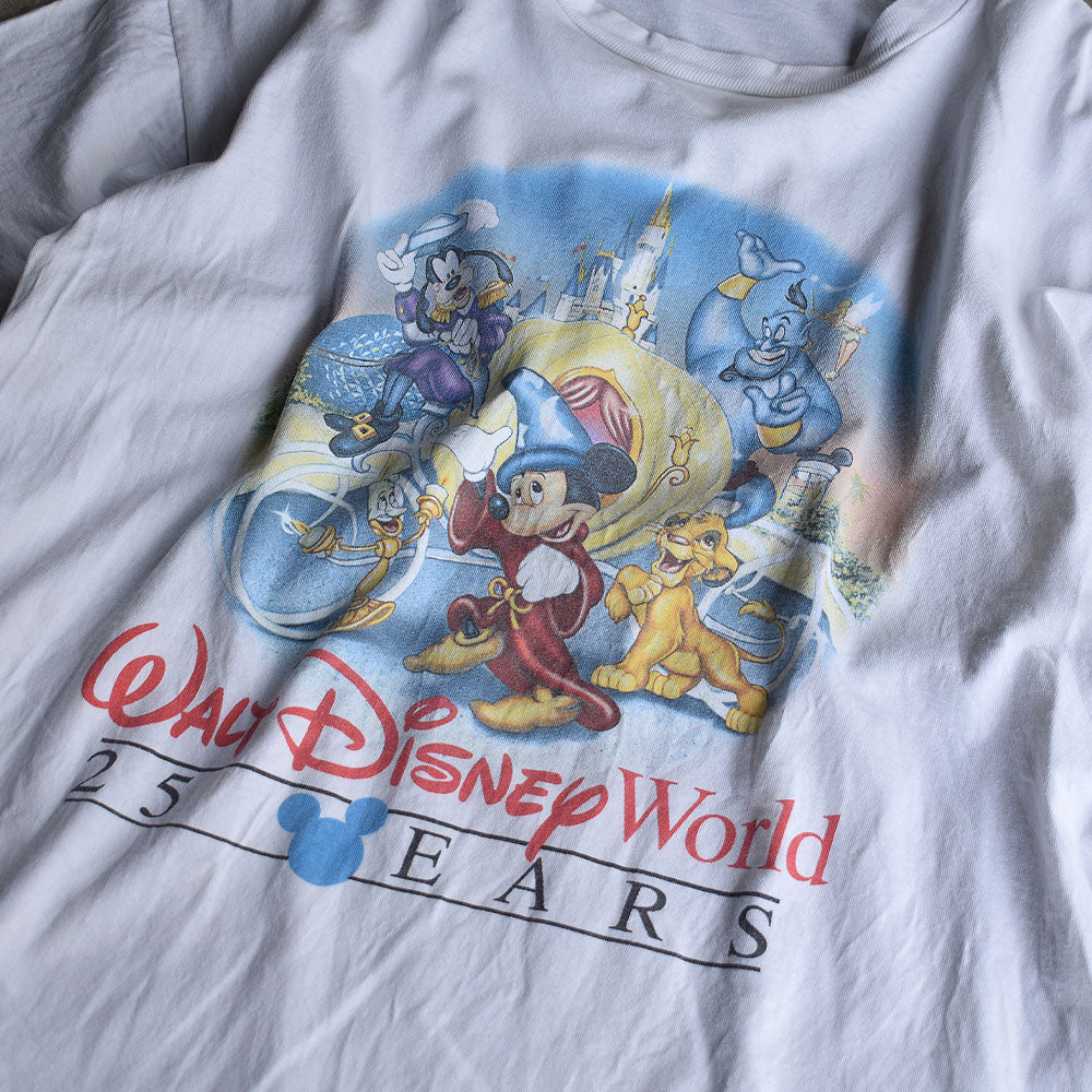 90’s　Disney/ディズニー ”WALT Disney World 25 YEARS” Tee　USA製　220611