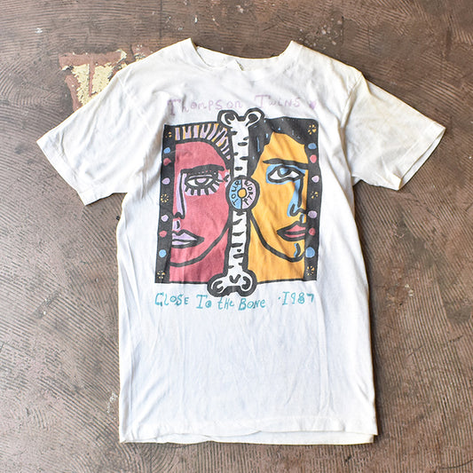 80's Thompson Twins "Close to the Bone" ワールドツアー Tシャツ USA製