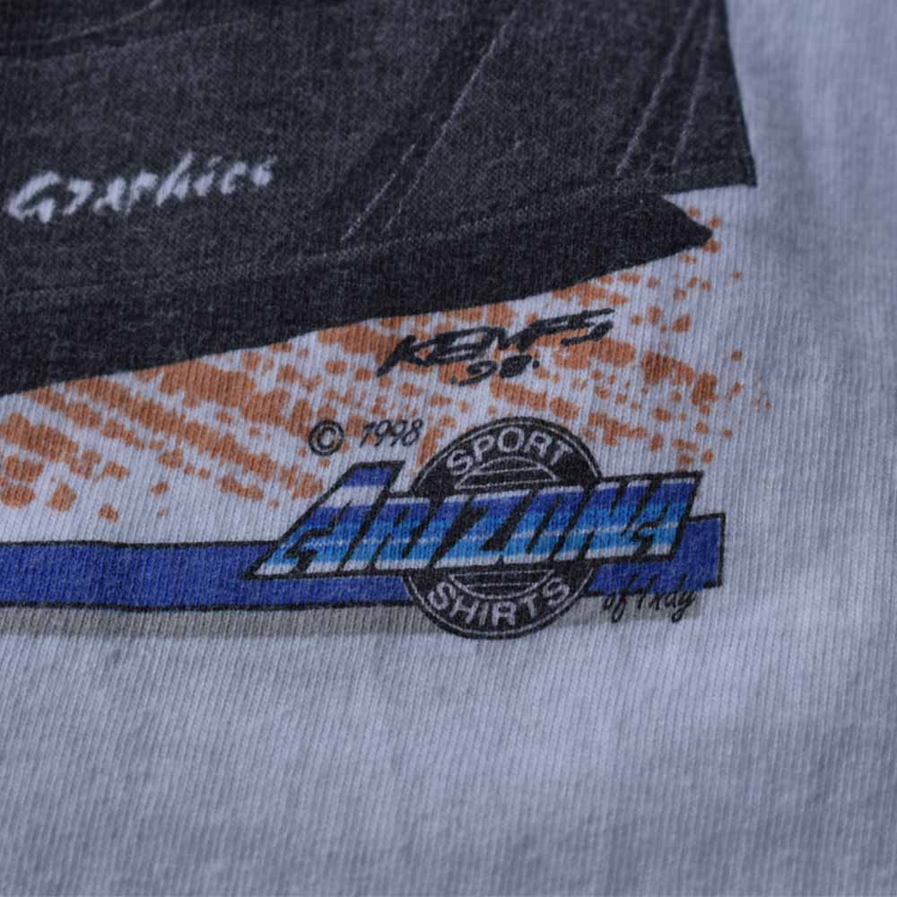 90’s “Bloomquist” ドクロ レーシング Tシャツ USA製 220815