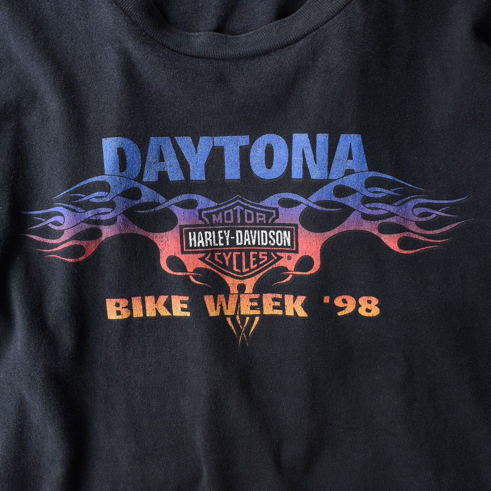 90's　Harley-Davidson/ハーレーダビッドソン “DAYTONA Bike Week '98” Tee　USA製　220503